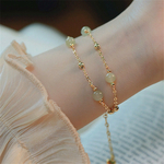 Bracelet-en-Jade-Hetian-naturel-perles-r-glables-Double-cha-ne-ornements-polyvalents-Design-de-Niche