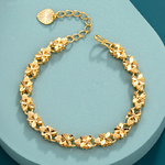 Bracelet-porte-bonheur-couleur-or-24K-6mm-bracelet-tr-fle-quatre-feuilles-adapt-aux-cadeaux-de