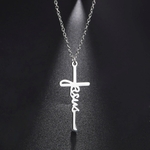 Skyrim-Collier-Pendentif-Croix-de-J-sus-pour-Femme-et-Homme-Acier-Inoxydable-Cou-Religieux-Chr