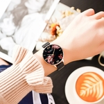 CURREN-montre-bracelet-quartz-pour-femmes-cadran-de-luxe-tanche-Ultra-mince-bracelet-en-acier-inoxydable