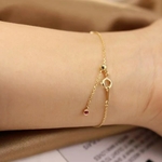 CCFChain-Mini-bracelet-YAS-en-argent-regard-925-pour-femme-quatre-ronds-exquis-luxe-abordable-niche
