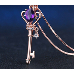 LAMOON-collier-avec-pendentif-cl-couronne-en-argent-Sterling-925-bijoux-en-pierres-pr-cieuses-am
