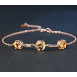 LAMOON-Bracelet-en-argent-Sterling-925-pour-femmes-bijou-de-luxe-monture-ronde-plaqu-or-Rose