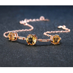 LAMOON-Bracelet-en-argent-Sterling-925-pour-femmes-bijou-de-luxe-monture-ronde-plaqu-or-Rose