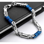 SUNNERLEES-Bracelet-en-acier-inoxydable-316L-6mm-cha-ne-maillons-bleu-argent-bijoux-pour-hommes-et