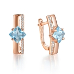 Kuololit-boucles-d-oreilles-en-topaze-bleue-pour-femme-bijoux-en-or-Rose-argent-Sterling-585