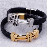 Bracelet-tress-en-cuir-v-ritable-pour-homme-bijoux-fait-la-main-en-acier-inoxydable-couleur