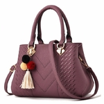 Sacs-main-pompon-en-cuir-PU-pour-femmes-fourre-tout-poign-e-sup-rieure-sac-bandouli