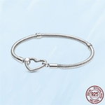 Bracelet-en-argent-Sterling-925-pour-femme-bijou-tendance-avec-fermeture-en-forme-de-c-ur