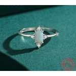 Modian-bague-en-argent-Sterling-925-v-ritable-pour-femme-anneau-de-doigt-en-opale-couronne