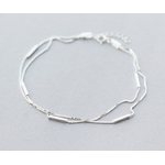 Trustdavies-bracelets-de-cheville-Double-couche-en-argent-Sterling-925-pour-femmes-bijoux-cadeau-d-anniversaire