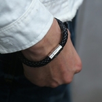 Bracelet-en-cuir-tress-pour-hommes-4-6-8mm-noir-et-marron-bijoux-masculins-cadeau-fermoir