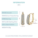 Boucles-d-oreilles-en-forme-de-U-pour-femme-bijoux-en-argent-Sterling-925-or-18K