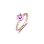 Bague-Solitaire-en-argent-Sterling-925-pour-femmes-couronne-rose-scintillante-anneaux-d-amour-simples-et