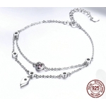 BAMOER-bracelet-Double-paisseur-en-argent-Sterling-925-pour-femme-bijou-romantique-en-forme-de-c