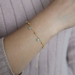 Bracelets-fins-en-argent-sterling-925-Double-couche-cha-ne-maillons-perl-s-couleur-or-la