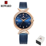 Reward-montres-Quartz-pour-femmes-nouvelle-mode-cadran-en-perles-bracelet-en-maille-tanche-pour-filles