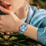 Montres-romantiques-pour-femmes-bleu-clair-Style-Royal-Ultra-mince-minimaliste-Top-marque