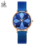 Shengke-montre-pour-femmes-nouveau-romantique-cadran-de-coupe-de-fleurs-maille-noire-haute-qualit-cadeau