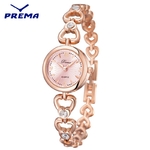 PREMA-montre-Bracelet-de-luxe-pour-femmes-marque-de-mode-Quartz-strass-petit-cadran-en-acier