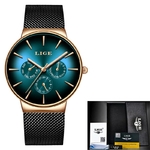 LIGE-montre-Quartz-pour-hommes-nouvelle-mode-Top-marque-de-luxe-maille-en-acier-tanche-Ultra