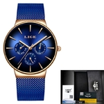 LIGE-montre-Quartz-pour-hommes-nouvelle-mode-Top-marque-de-luxe-maille-en-acier-tanche-Ultra