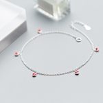 Trustdavis-Bracelet-en-argent-100-v-ritable-pour-femme-bijoux-tendance-avec-5-c-urs-rouges