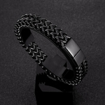 Bracelet-en-acier-inoxydable-pour-hommes-cha-ne-Punk-accessoires-de-moto-Bracelets-breloques-fermoir-magn