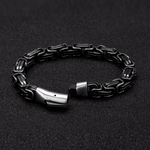 Bracelet-en-acier-inoxydable-noir-pour-hommes-bijoux-Vintage-lien-de-cha-ne-accessoires-de-moto