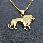 Collier-de-Lion-en-acier-inoxydable-pour-femmes-et-hommes-pendentif-t-te-de-Lion-de