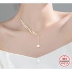 Trustdavis-Collier-en-v-ritable-argent-sterling-925-pour-femme-bijou-fin-de-perles-et-feuilles