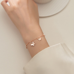 TrustDavis-Bracelet-en-argent-Sterling-925-authentique-pour-femme-bijou-fin-la-mode-motif-papillon-ou