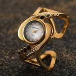 Montres-de-luxe-pour-femmes-argent-or-strass-cadran-rond-en-acier-inoxydable-Top-marque-horloge
