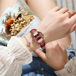 POEDAGAR-montre-bracelet-en-cuir-pour-femmes-accessoire-de-mode-carr-diamant-vin-rouge-Quartz-luxe