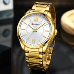 CURREN-montre-bracelet-en-acier-inoxydable-pour-homme-marque-de-luxe-tanche-cadran-lumineux-or
