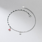 Bracelets-de-cheville-en-argent-Sterling-925-v-ritable-pour-femmes-cha-ne-brillante-Zircon-papillon