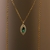 Collier-en-argent-Sterling-925-europ-en-Simple-Pav-cristal-vert-mauvais-il-pendentif-clavicule-cha