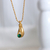 Minimalist-Waterproof-Stainless-Steel-Green-Zircon-Hand-Pendant-Necklace-for-Women-Gold-Plated-Metal-Jewelry-Femme