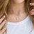 Collier-rond-en-zircone-cubique-1-carat-couleur-or-Rose-pendentif-bijoux-tendance-pour-femmes-et