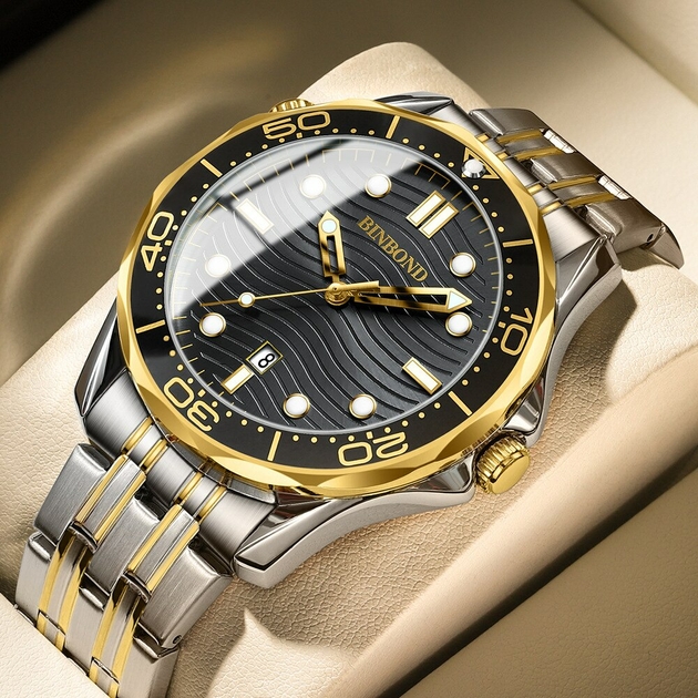 Montre Élégante en Acier Inoxydable pour Hommes main image 0