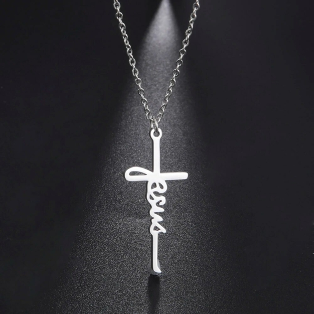 Collier Homme Avec Croix Collier Croix Homme Acier Inoxydable - Double Chaîne Argent/Or/Noir - 16-24 Pouces - Cadeau Homme Collier Acier Inoxydable 316l