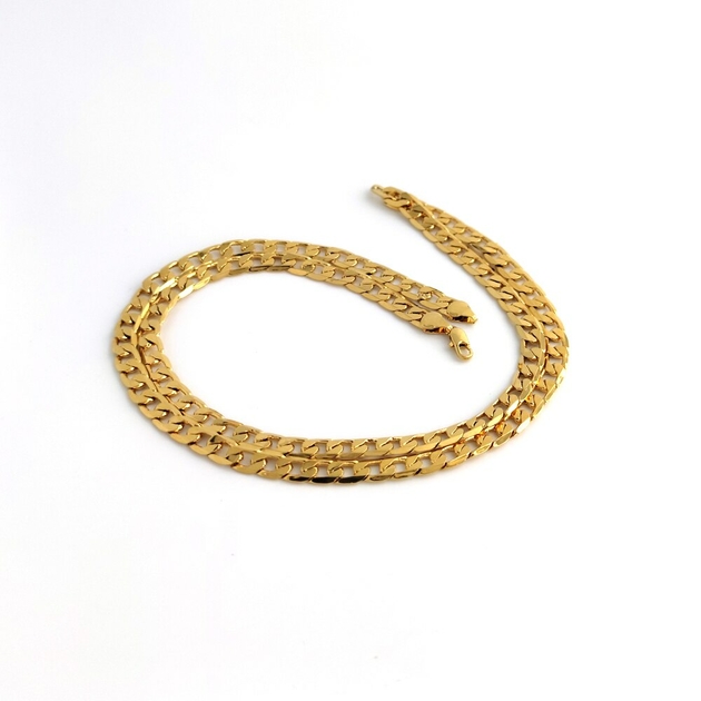 Collier En Or Blnc 14 Crts Vec 9 Chînes De Dimnts De 0,85 Crt
