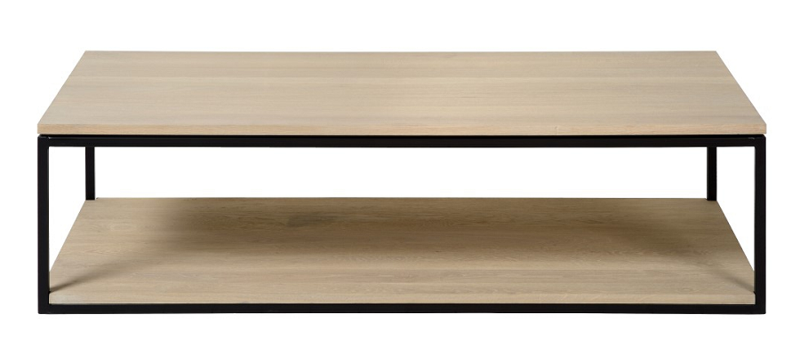table_basse_chêne_métal