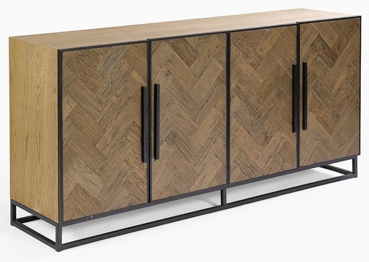 buffet_bas_metal_chene
