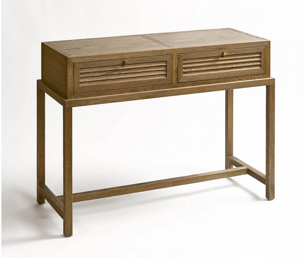 console_2_tiroirs_bois