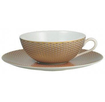 tasse et soucoupe thÃ© extra beige TrÃ©sor Raynaud