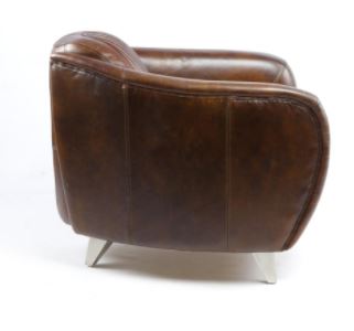 Fauteuil_Sportster_Cuir_Vintage_profil