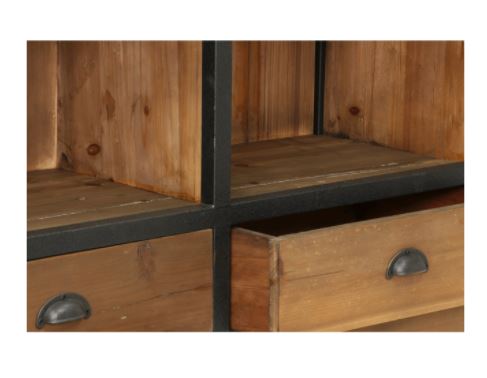 Bibliothèque_bois_recyclé_industriel_finitions
