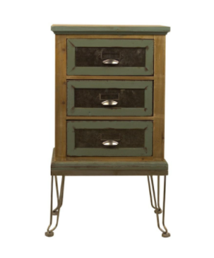 table_chevet_industriel_bois_3_tiroirs_face