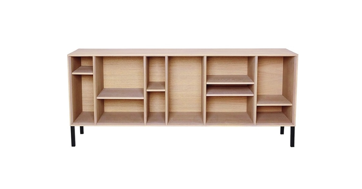 Lot De Deux Bibliothèques – Meuble Bas + Vitrine – Acajou, 190 Cm, Occasion